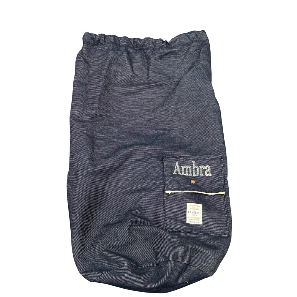 Candiani Denim Storage Bag Unisex OS Blue Italian Premium Ambra